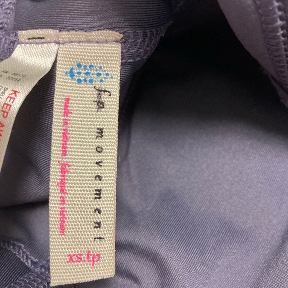 NWOT - Free People Women's Fired Up Yoga Sports Bra - Purple Combo - Picture 4 of 10